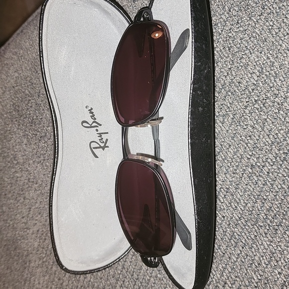 RAY-BAN RB3178 EDGE 006 59[]16 BLACK SLEEK POLARIZED METAL WRAPS SUNGLASSES - Picture 8 of 8